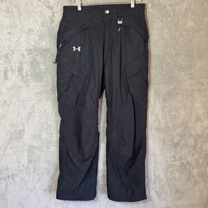 Under Armour Ski Snowboard Pants Men's M Black Performance Recco Snow Outdoor
